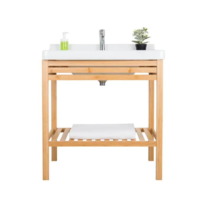 Bacha baño bamboo en Madera natural - Muebles, Uruguay | Uruguay Bamboo