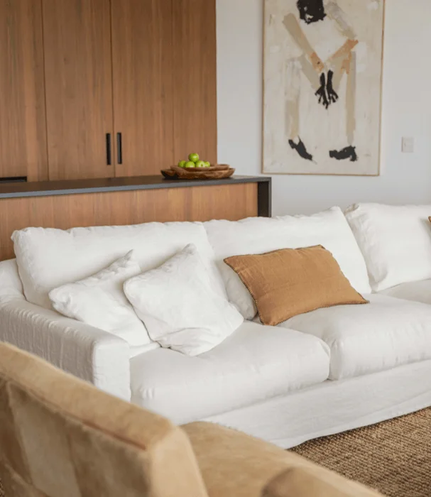 SOFA BISC BATARD NEWLIN BLANCO en Blanco - Sillones y sofás, Uruguay | Masinfinito Casa, vista 2
