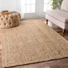 ALFOMBRA DE YUTE NATURAL. 100X150CM en Madera natural - Textiles, Uruguay | Koz, vista 3 de 4