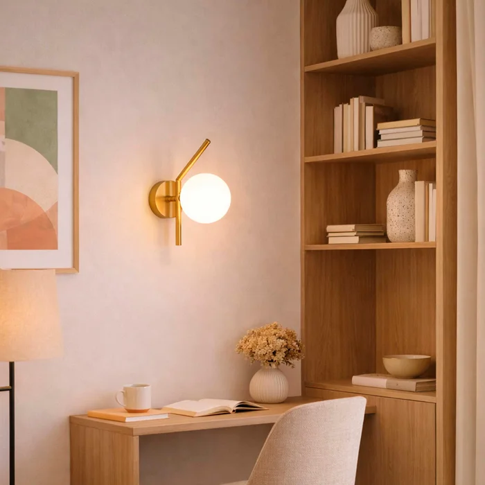 LUMINARIA GRETA GOLD en Dorado - Iluminación, Uruguay | Berlina Store, vista 4