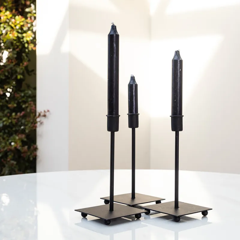 Vela negra pack x6 en Negro - Velas y Portavelas, Uruguay | Walnut
