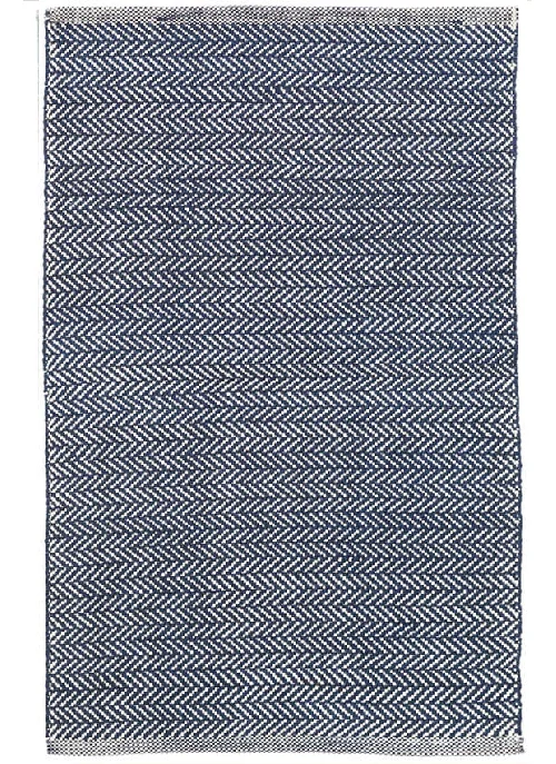 HERRINGBONE NAVY/IVORY INTERIOR/EXTERIOR en Azul - Alfombras, Uruguay | Sentido Jose Ignacio