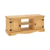 Rack 2 puertas 1 Estante - 160cm- Línea Monterrey - Natural en Madera natural - Muebles para TV, Uruguay | Ecowood, vista 2 de 5