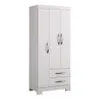 Ropero 3 puertas Flex en Blanco - Roperos y placares, Uruguay | La Cueva Muebles, vista 17 de 18