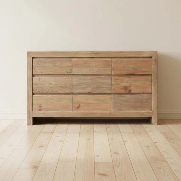 Cómoda Madera Natural-beige Dixon en Madera natural - Cómodas, Uruguay | Divino