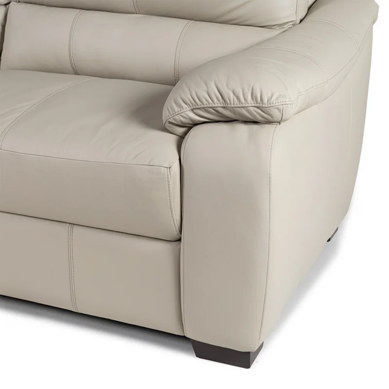 Sofá Portofino - Cuero Básico - 3 cuerpos - Arena - (Preventa) en Beige - Sillones y sofás, Uruguay | Nyr, vista 6