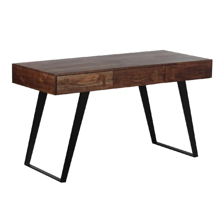 Escritorio Madera-acacia Marron Darcy en Marrón - Escritorios y sillas de escritorio, Uruguay | Divino, vista 3
