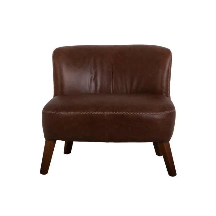 Butaca Cuero-100-natural Marron Vita Choc. en Marrón - Sillones y sofás, Uruguay | Divino, vista 2