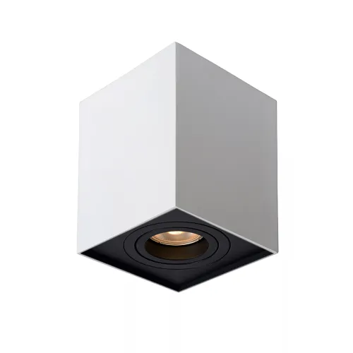 Lámpara de Techo Lux Bari Downlight Cuadrado Blanco en Blanco - Lámparas colgantes, Uruguay | Serlux