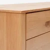 Cómoda Alguema 3 cajones en chapa de roble con acabado natural 100 x 96 cm en Madera natural - Cómodas, Uruguay | Kavehome, vista 5 de 9