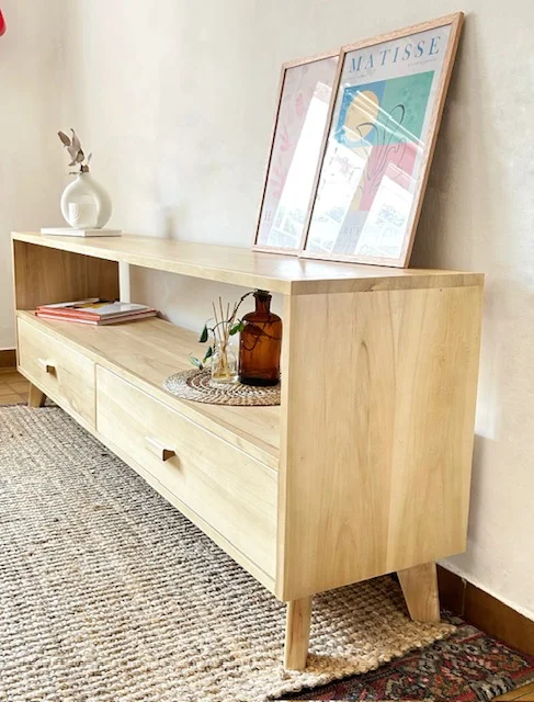 Rack con estante y dos cajones - Muebles, Uruguay | Decoramuss, vista 3
