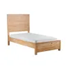 Cama 1 Plaza Madera Natural-beige Montauk en Madera natural - Dormitorio, Uruguay | Divino, vista 2 de 5