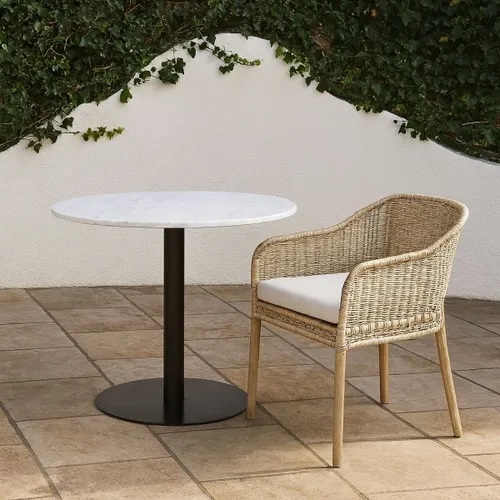MESA DE EXTERIOR OASIS Gris CIRCULAR - Mesas de comedor, Uruguay | Viasono