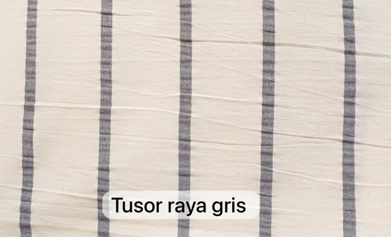 Respaldo con funda diseño pestaña en Gris - Dormitorio, Uruguay | Pieza Clave, vista 3