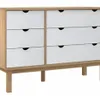 Comoda 6C Mel/Gris Linea Nordica en Madera Maciza - Cómodas, Uruguay | Que Sal Muebleria, vista 8 de 15