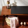 Banco Carabel de acero y chapado de nogal 100 cm en Marrón, Negro - Butacas, banquetas y puffs, Uruguay | Kavehome, vista 4 de 7