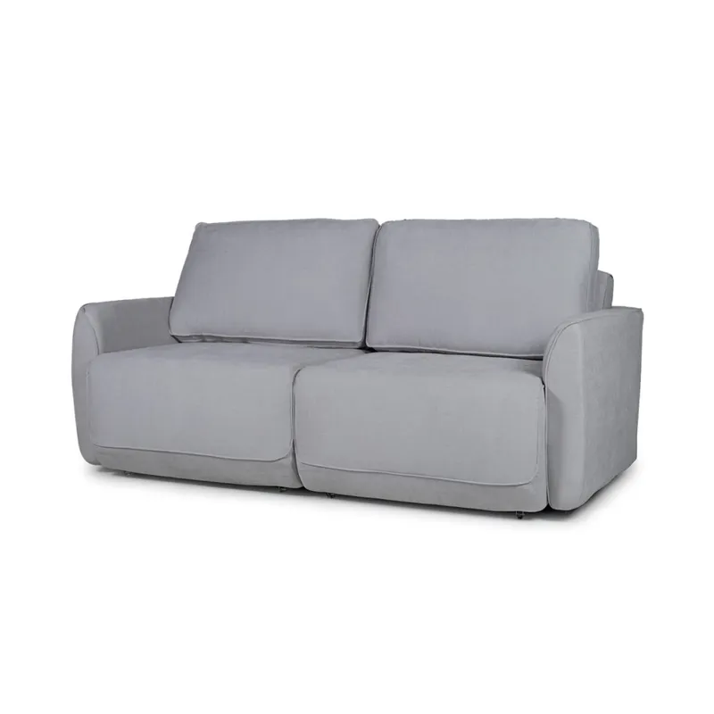 Sofá Ravena (Rebatible) - Tela Microfibra - 9252 (Gris) en Gris - Sillones y sofás, Uruguay | NYR