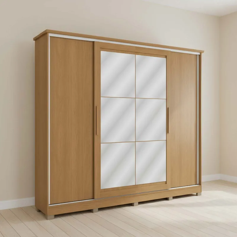 Placard 4 Puertas Mdp Natural-beige Heritage en Beige - Roperos y placares, Uruguay | Divino