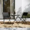 Silla de Textilita Plegable en Negro - Sillas, Uruguay | Ecowood, vista 2 de 4