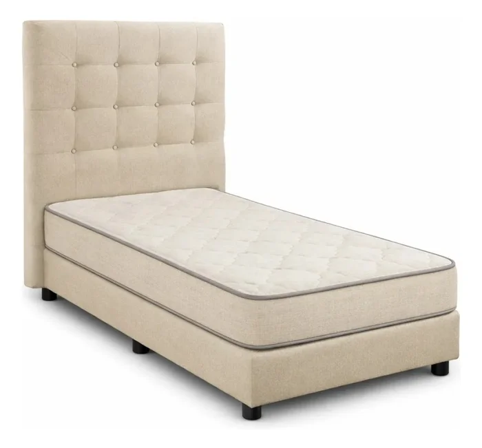 Respaldo de 1 plaza 90cms - Color beige en Beige - Respaldos de cama, Uruguay | Champagne Home