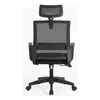 Silla De Escritorio Con Soporte Lumbar Y Apoya Cabeza Negro en Negro - Escritorios y sillas de escritorio, Uruguay | Unilux, vista 5 de 7