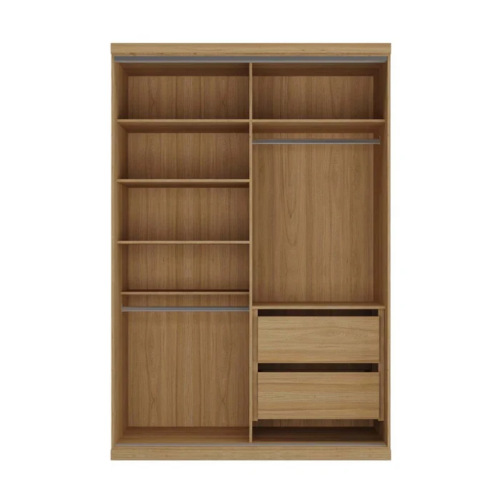 Ropero Placard 2 Puertas Mdf Natural-beige South en Beige - Roperos y placares, Uruguay | Divino, vista 2