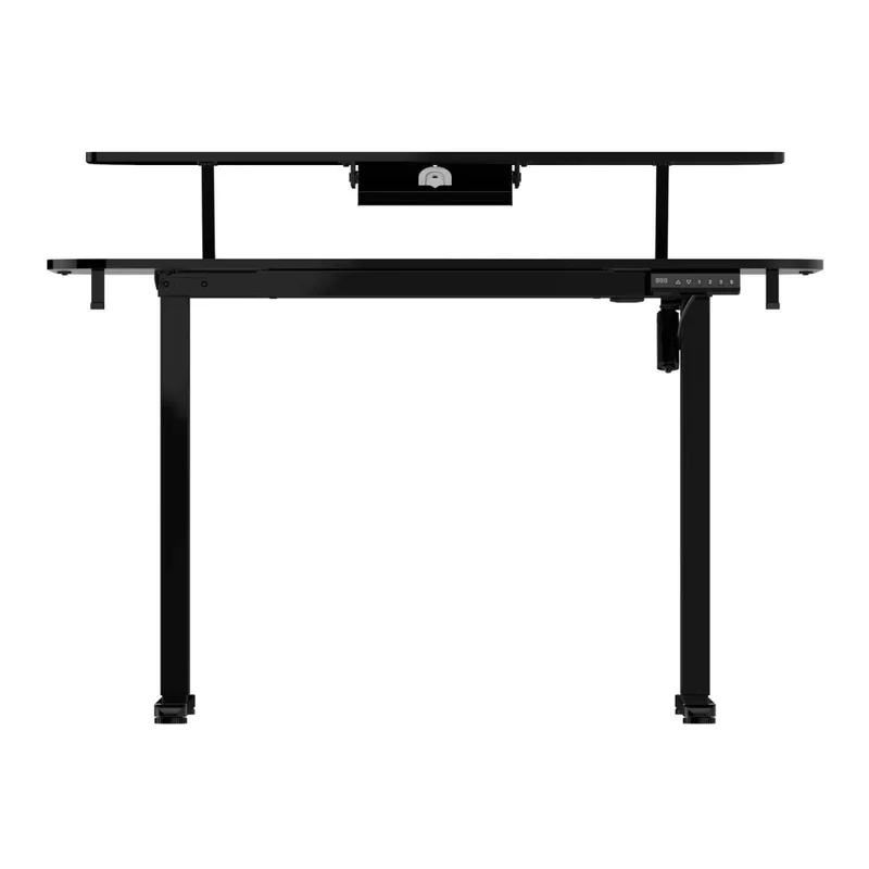 Escritorio Regulable Metal-y-mdf Negro Aileron en Negro - Escritorios, Uruguay | Divino, vista 4