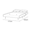 Sofa Cama Plaza Y Media Plegable Tela Patas De Madera en Gris - Sillones y sofás, Uruguay | Soy Hogar, vista 10 de 10
