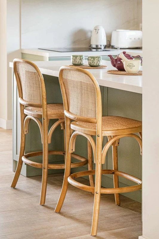 SILLA DE BAR AUSTRALIA - NATURAL en Madera natural - Sillas, Uruguay | La Iberica, vista 4