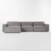 Sofá modular URBAN GRIS IZQUIERDO - Sillones y sofás, Uruguay | Viasono, vista 3 de 4