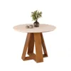 Mesa de Comedor Redonda Blanca Línea París en Blanco - Mesas de comedor, Uruguay | Ecowood, vista 1 de 5