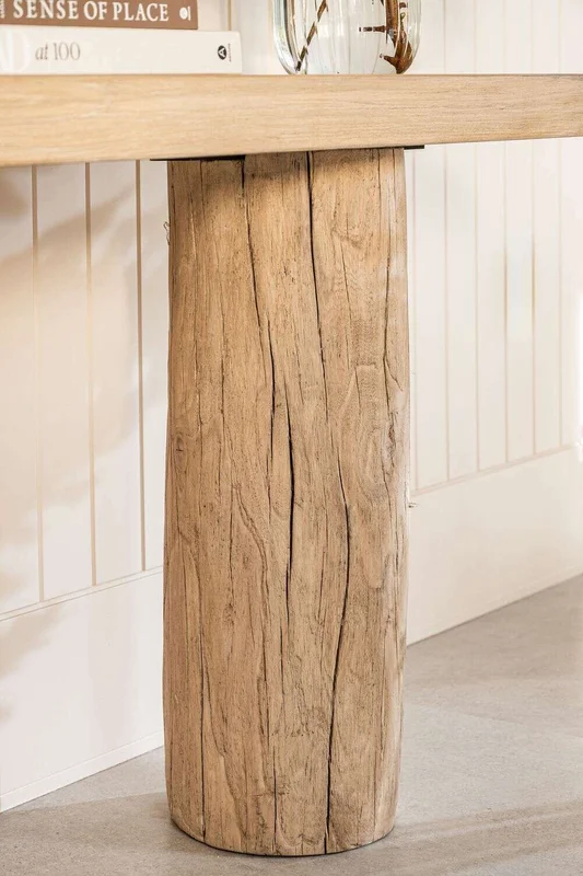 MESA DE ARRIMO /CONSOLA SILVESTRE - 1.50 MTS en Madera natural - Bibliotecas, Uruguay | La Iberica, vista 4
