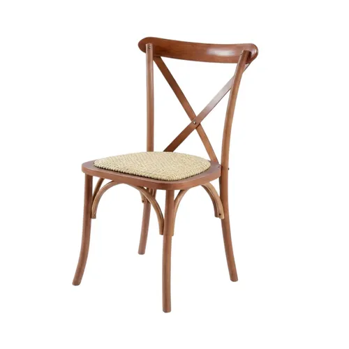 Silla de Comedor Clásica - Vienesa - Nogal en Marrón - Sillas, Uruguay | Rústico Hogar