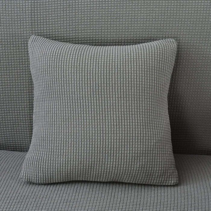 Funda sillón 5 cuerpos lisa - gris en Gris - Textiles, Uruguay | Buho Store, vista 5