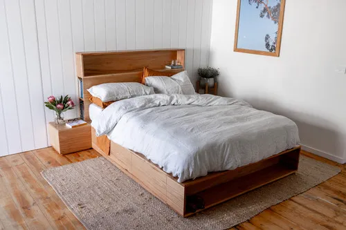 Cama Ágata Con Cajones - Mesas de luz, Uruguay | Decoquadra