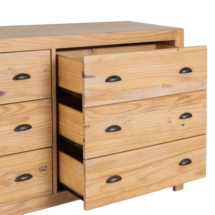 Cómoda Cajonera Madera Natural-beige Montauk en Madera natural - Cómodas, Uruguay | Divino, vista 4