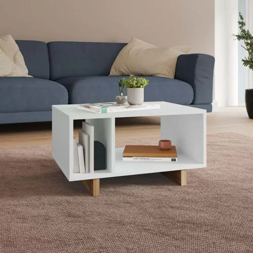 Mesa de Centro Ratona - Nomad en Blanco - Mesas de living, Uruguay | Delta Center