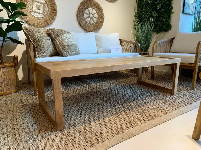 Mesa de living teca en Madera natural - Mesas de living, Uruguay | FMB