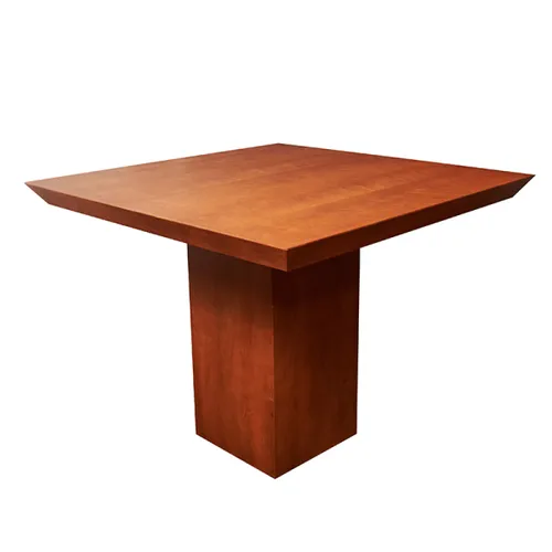 Mesa cuadrada de 1,30m — Serra Amoblamientos en Marrón - Mesas de comedor, Uruguay | Serra Amoblamientos