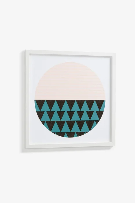 Cuadro Bekko, círculo 53x53 cm en Multicolor - Decoración de pared, Uruguay | Kavehome