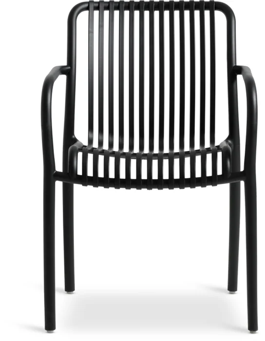 Silla apilable NABBEN negro en Negro - Muebles para el exterior, Uruguay | JYSK, vista 2