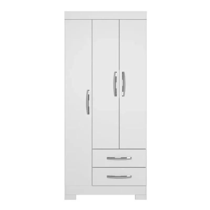 Ropero 3 puertas Flex en Blanco - Roperos y placares, Uruguay | La Cueva Muebles, vista 3