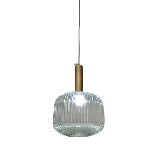L. COLGAR LIEJA CLEAR en Madera natural - Lámparas colgantes, Uruguay | Masinfinito Casa