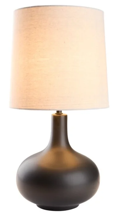 Lámpara de mesa JOACHIM Ø27xH54 cm beige/negro - Iluminación, Uruguay | JYSK
