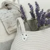 Cesta Katja - grande en Blanco, Gris - Canastos, Uruguay | Kavehome, vista 2 de 3