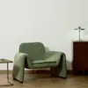 Butaca Melvia - de chenilla verde en Verde - Butacas, banquetas y puffs, Uruguay | Kavehome, vista 3 de 10
