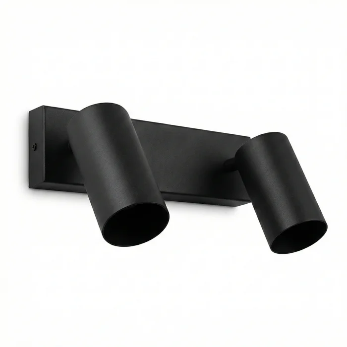 Aplique de Pared Orion Duo en Negro - Iluminación, Uruguay | La Perla