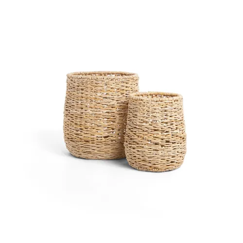 CANASTO MALÍ NATURAL en Madera natural - Canastos, Uruguay | Masinfinito Casa