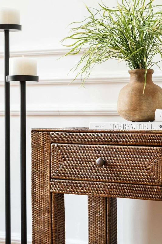 CONSOLA DE RATTAN - 1.50 X 0.40 MTS en Marrón - Bibliotecas, Uruguay | La Iberica, vista 9