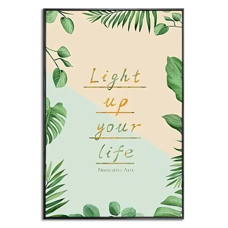 CUADRO CANVAS 40x60cm MARCO LOVE YOUR LIFE en Multicolor - Decoración de pared, Uruguay | Decohogar